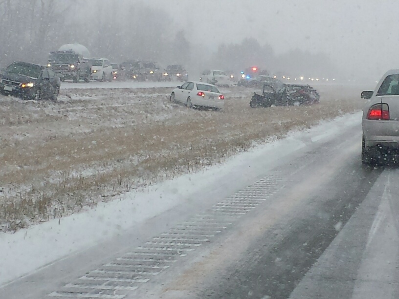 Winter Car Accident